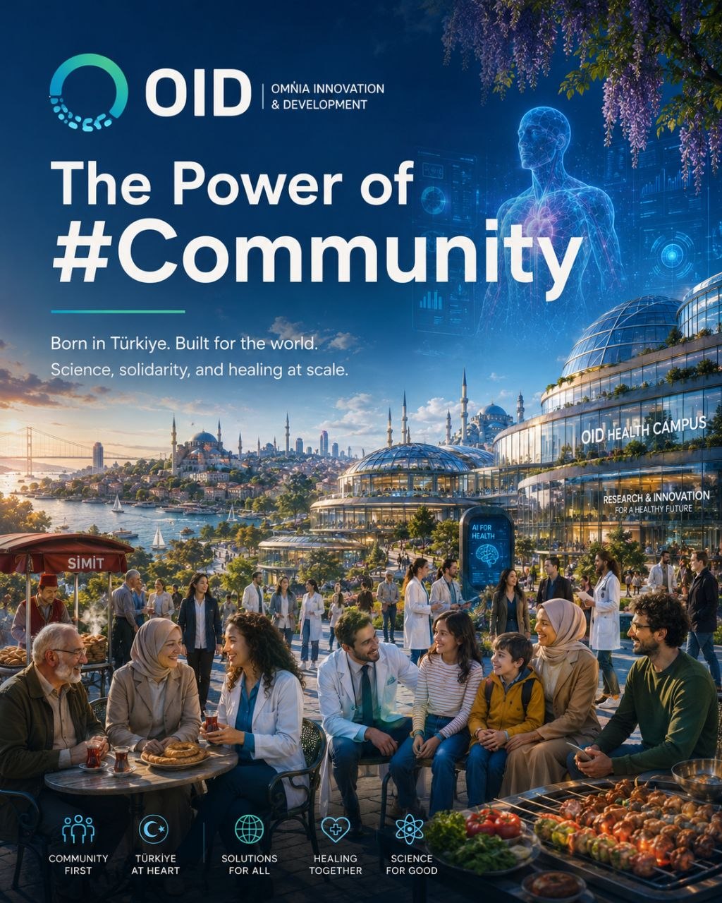 The Power of Community campaign visual